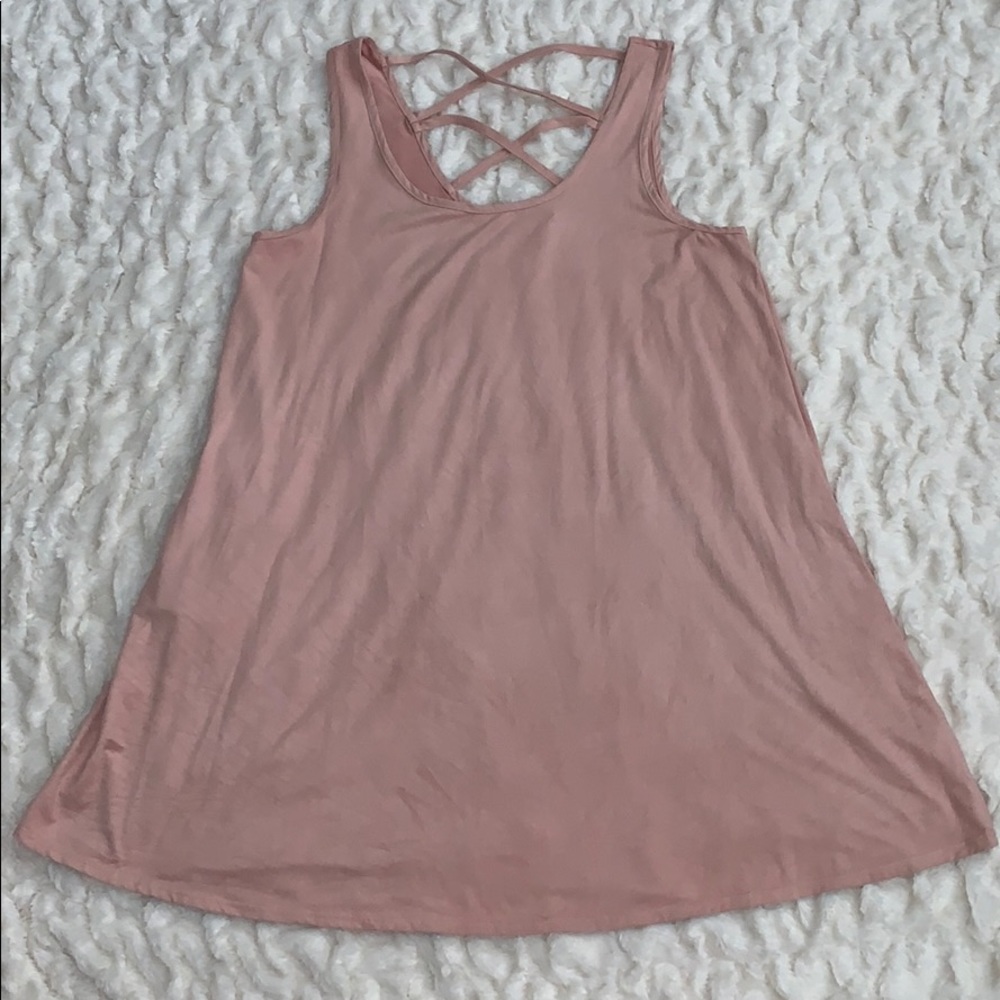 Socialite pink sway dress with pockets